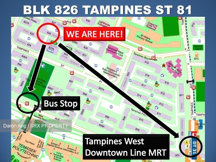 Blk 826 Tampines Street 81 (Tampines), HDB 3 Rooms #176014132